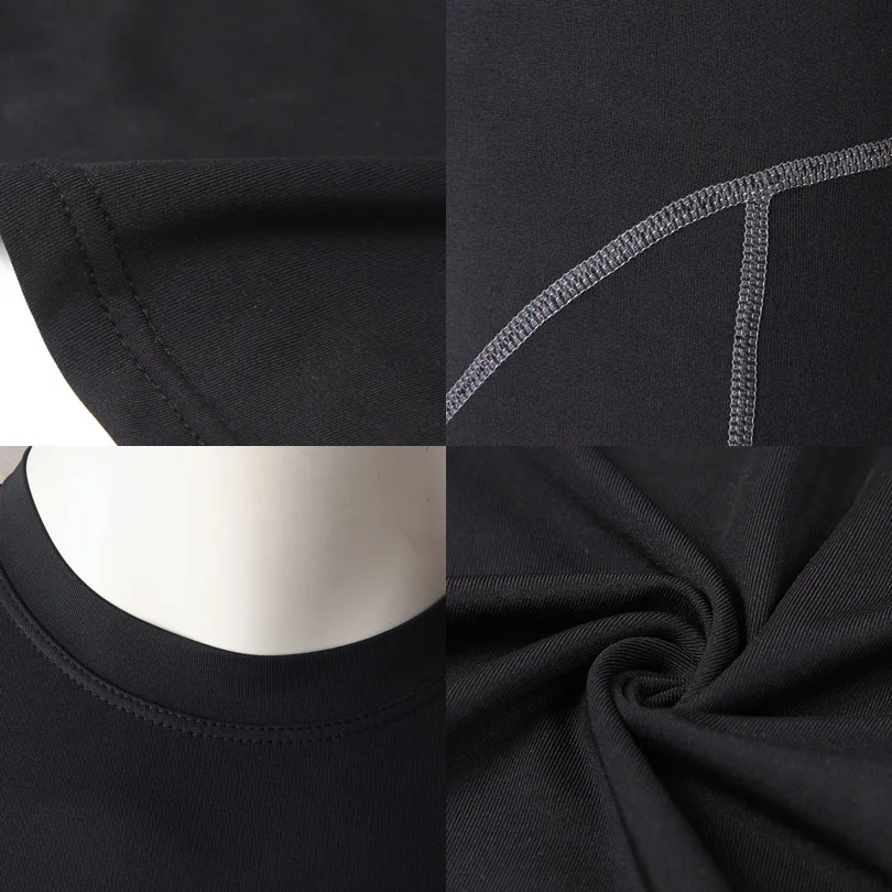 Профессиональная спортивная футболка с короткими рукавами для фитнеса