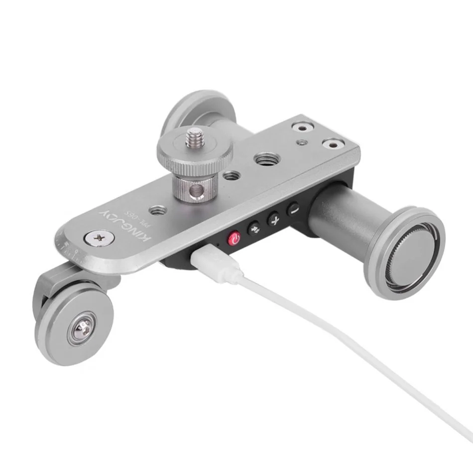 Electric Track Slider Motor Dolly Truck Max Load 8KG Mini Aluminium Alloy Motorized 3-Wheel Car for Camera Camcorder DSLR | Электроника