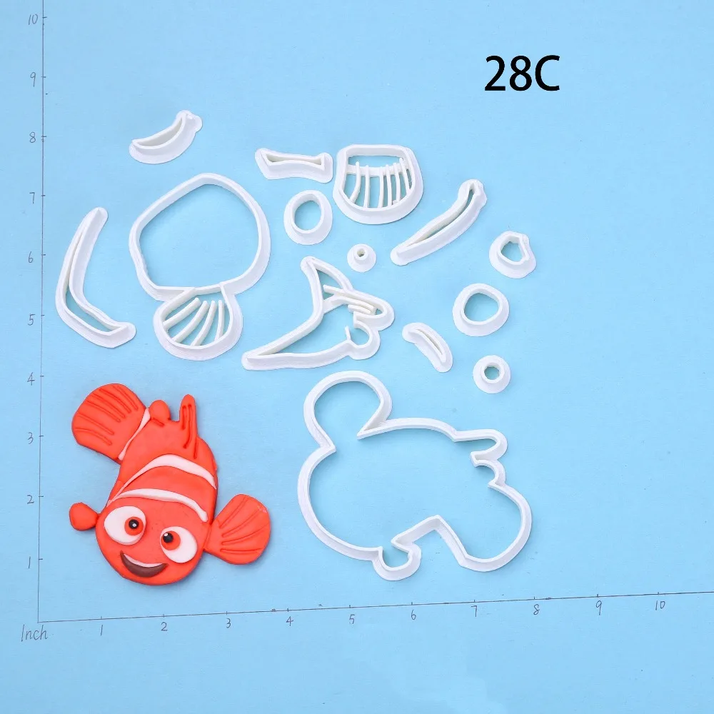 В поисках Немо персонажа формочка для печенья на заказ 3D напечатанная форма