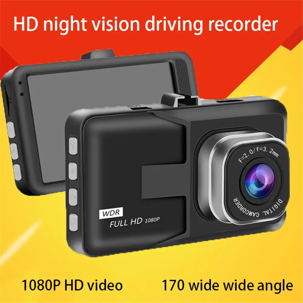 Full HD 1080P 3 дюймовый Автомобильный видеорегистратор с камерой 5 m AV Out HDMI USB2.0 Micro SD/TF TFT