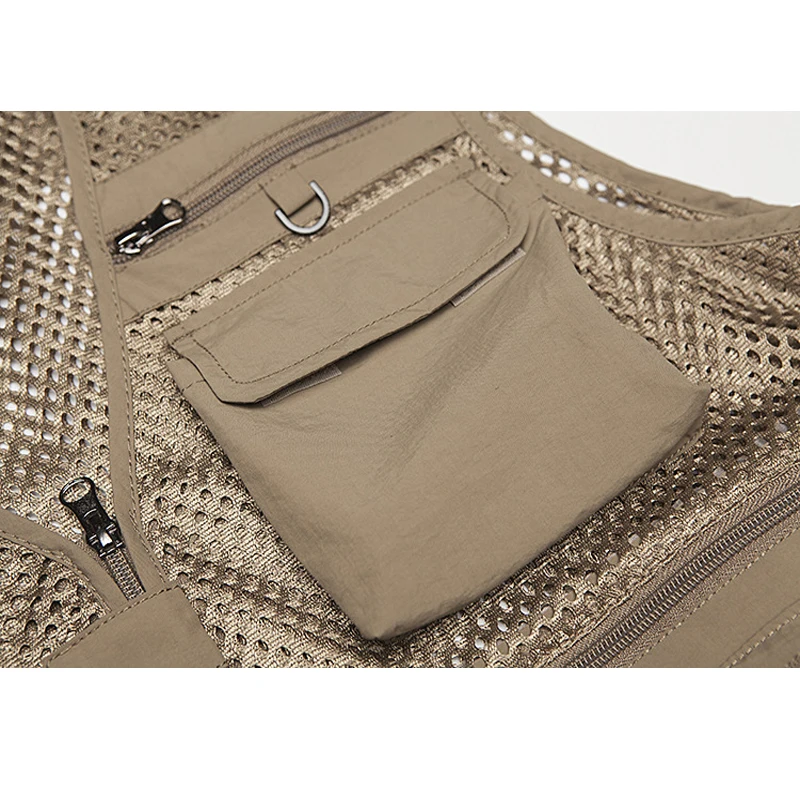 Лидер продаж летняя новая брендовая жилетка для путешествий топы сетчатый