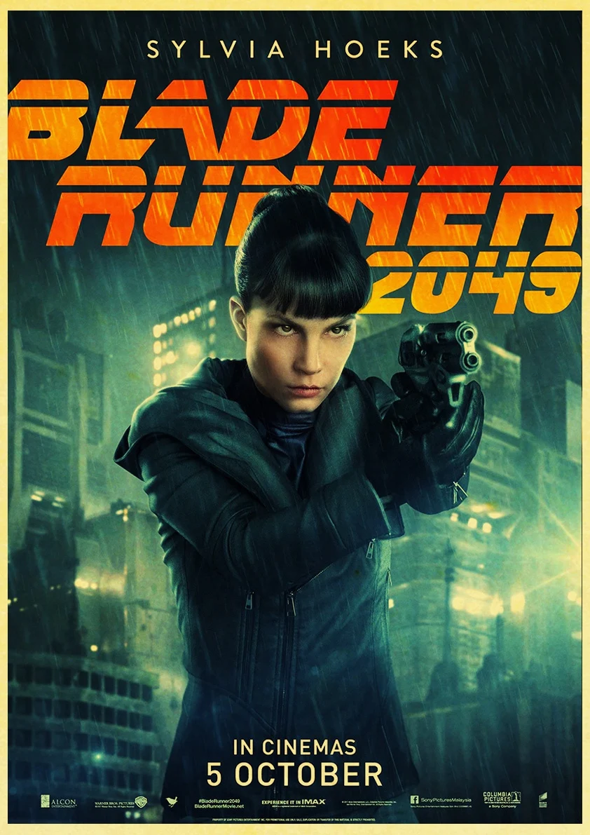 E089 Фильм Blade Runner 2049 Ретро плакат печатает Высокое качество наклейки на стену для гостиной украшение дома живопись - Цвет: E089