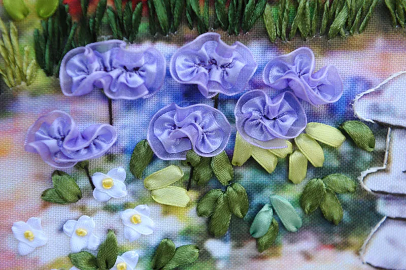 Новинка Набор для вышивки 3d крестом комплект незаконченная вышивка лентой