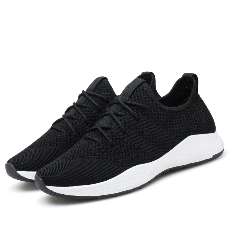 Black White A Bomlight Tenis Masculino Adulto дышащие тканые кроссовки мужские повседневные вулканизированные туфли мужские кроссовки тренировочная обувь с рисунком граффити мужские 48 - Цвет: Black White A
