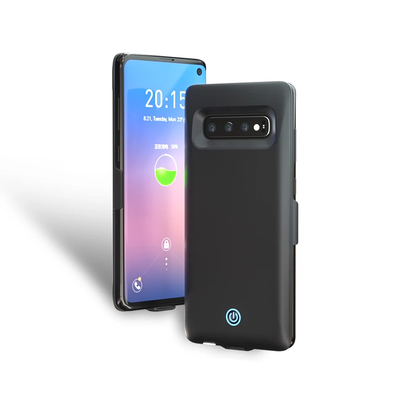 Внешнее портативное зарядное устройство 7000 мАч для Galaxy S10 + Ультратонкий чехол