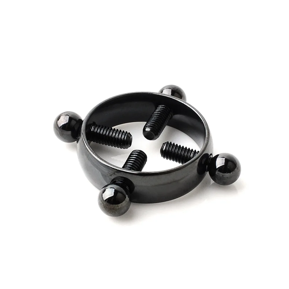 1 шт. Мини Размер Регулируемый зажим для сосков Металлический ниппель зажимы