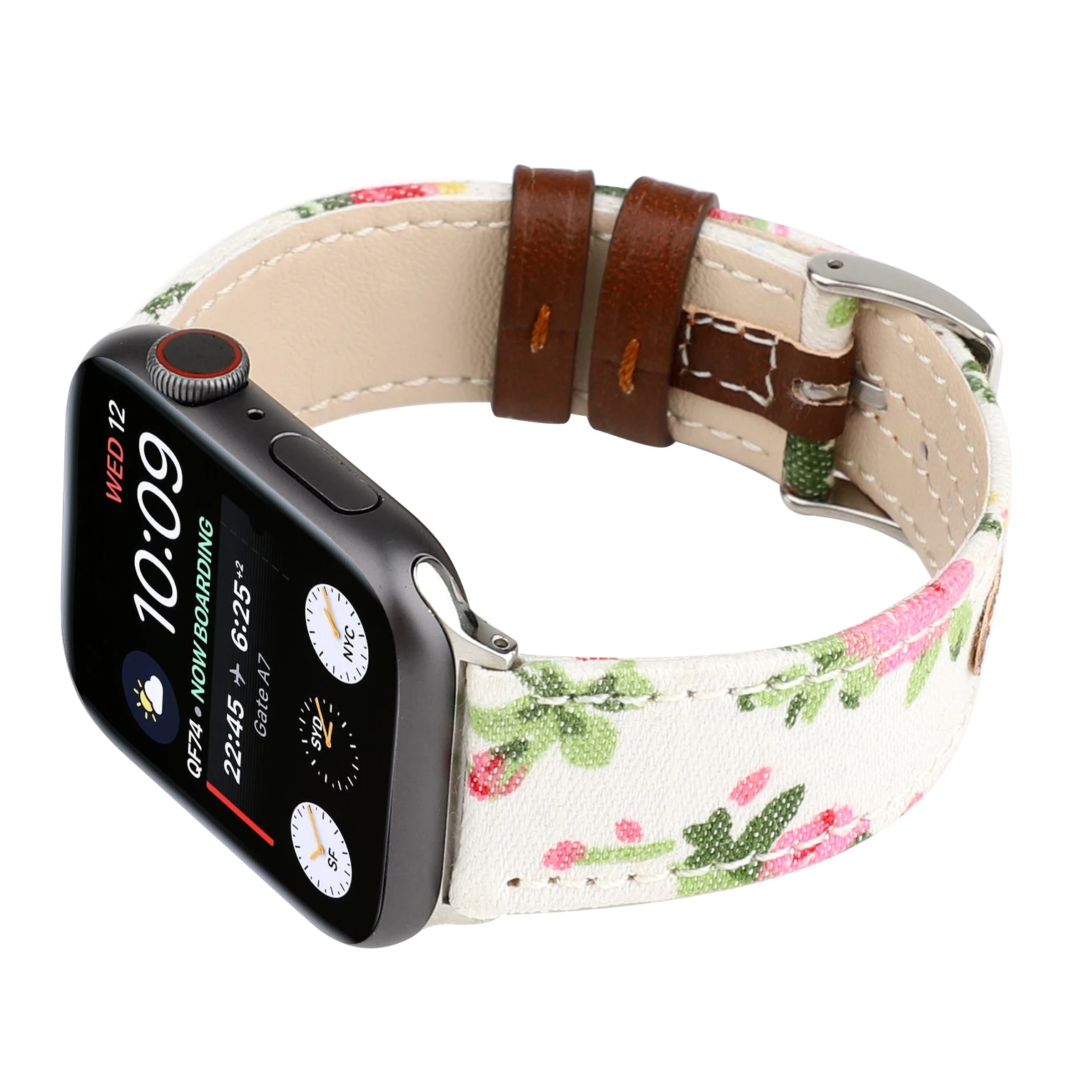 Браслет из искусственной кожи для iWatch 44/40 мм 42/38 ремешок часов серии 4 3 2 1 Apple Watch с