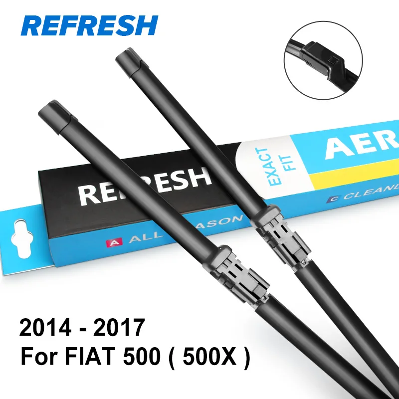 2014 - 2017 ( 500X ) REFRESH Щетки стеклоочистителя для моделей FIAT 500 / 500C / 500L / 500X подходят для моделей с 2007 по год - Цвет: 2014 - 2017 ( 500X )