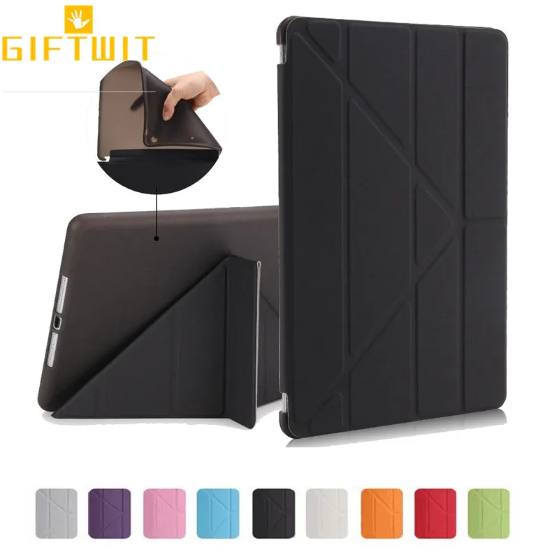 Чехол для iPad Mini 1/2/3 искусственная кожа передняя крышка силиконовая Мягкая задняя