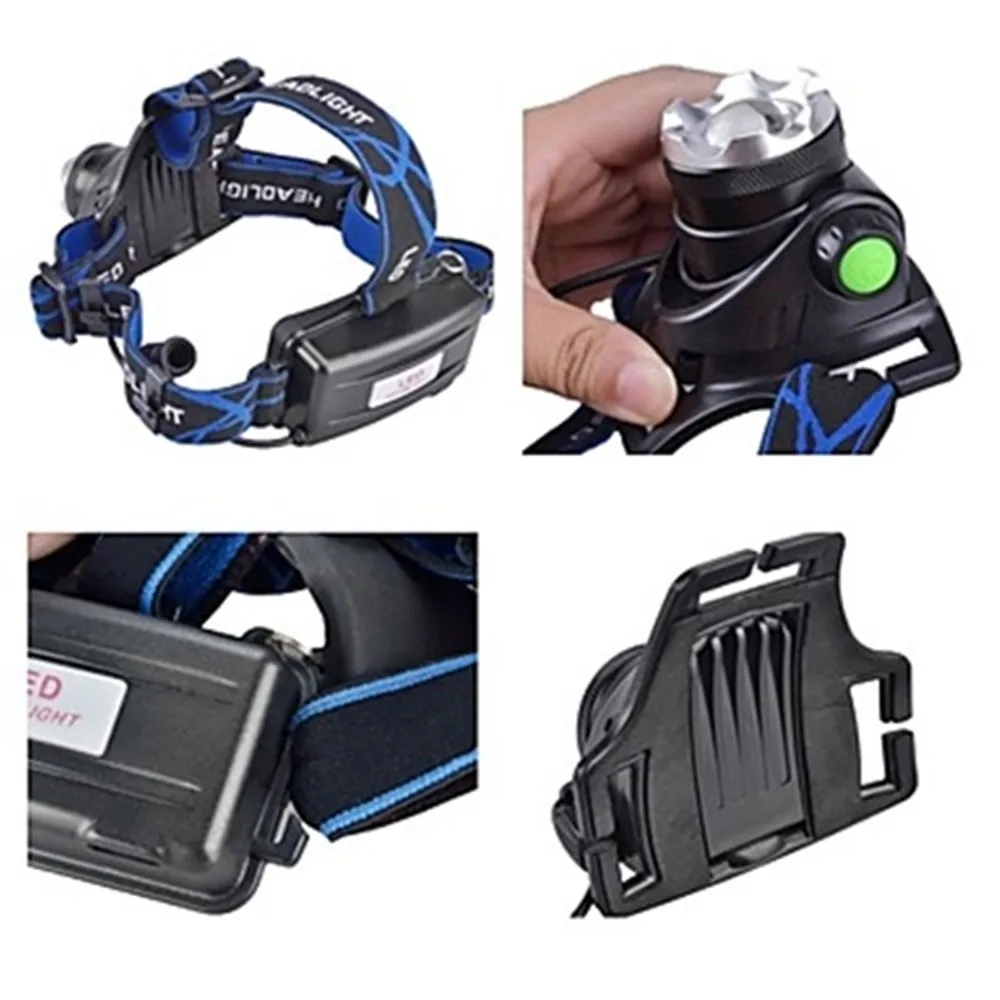 AloneFire HP79 головной свет CREE XML T6 L2 U3 LED 5000LM Zoom фара для кемпинга 18650 перезаряжаемая