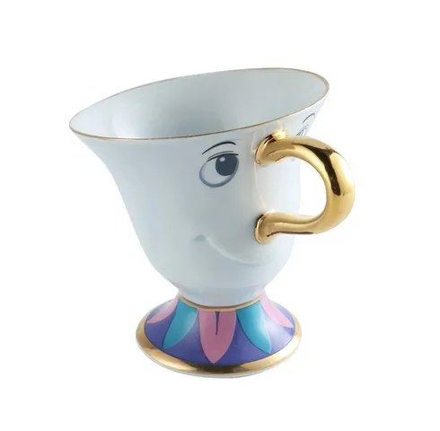 Чайный набор с героями мультфильмов Красавица и чудовище чайный чашка Mrs Potts Chip Bela