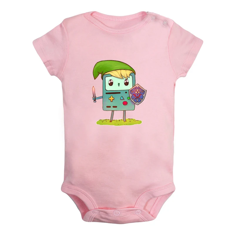 JaBaby1273PD Милый Beemo BMO Adventure Time собака Jake дизайн для новорожденных мальчиков и девочек униформа-комбинезон с принтом для младенцев, боди, одежда хлопковые комплекты - Цвет: JaBaby1273PD