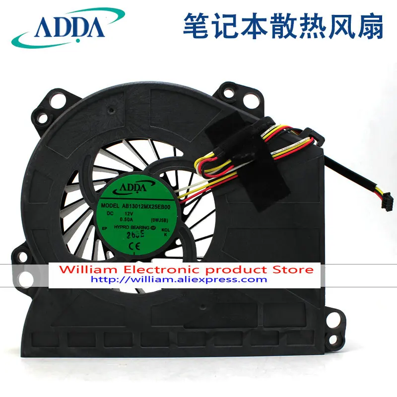 

New Original ADDA 12V 0.50A AB13012MX25EB00 0WJ5B one machine cooling fan