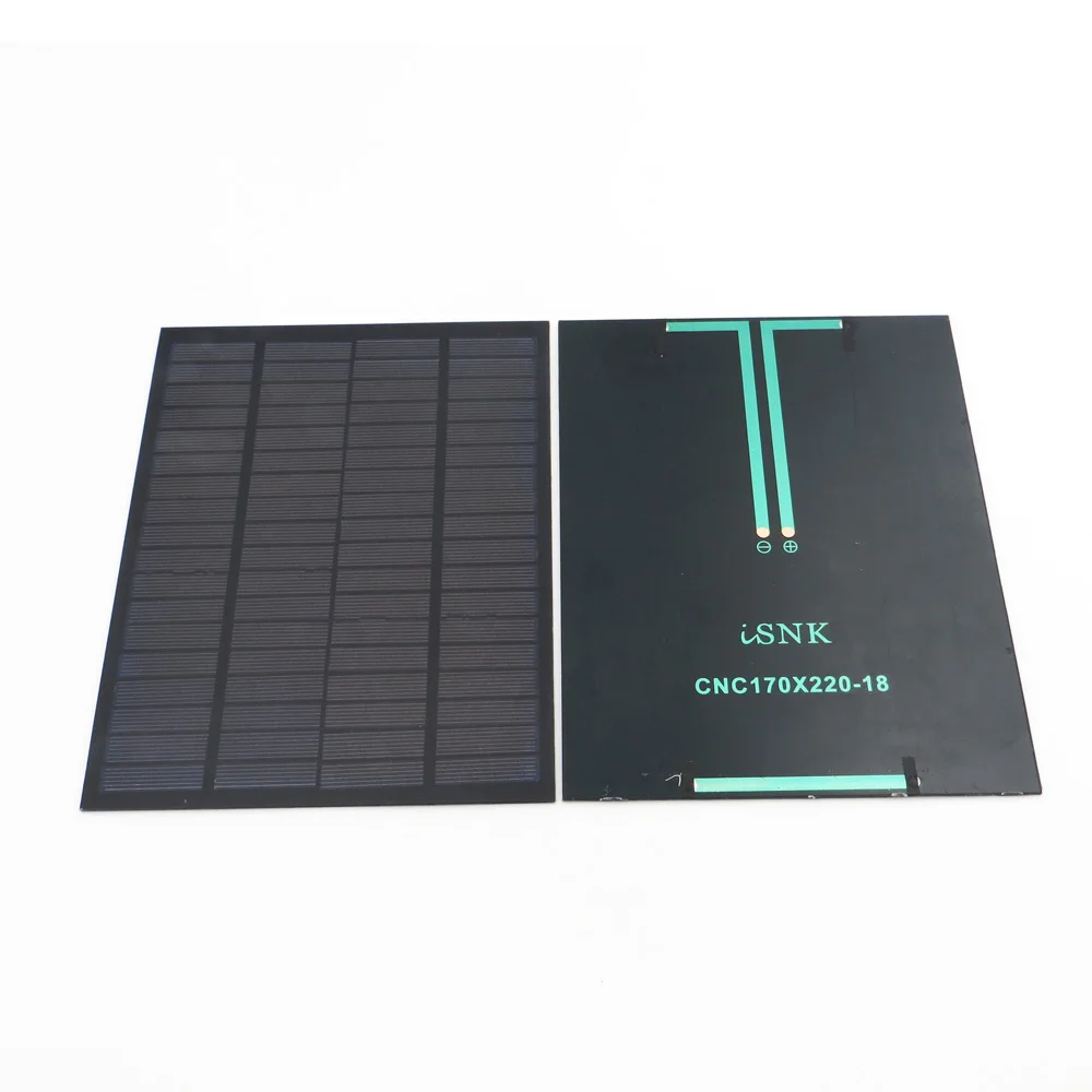 18 в 5 Вт солнечные элементы эпоксидный поликристаллический кремний DIY зарядное