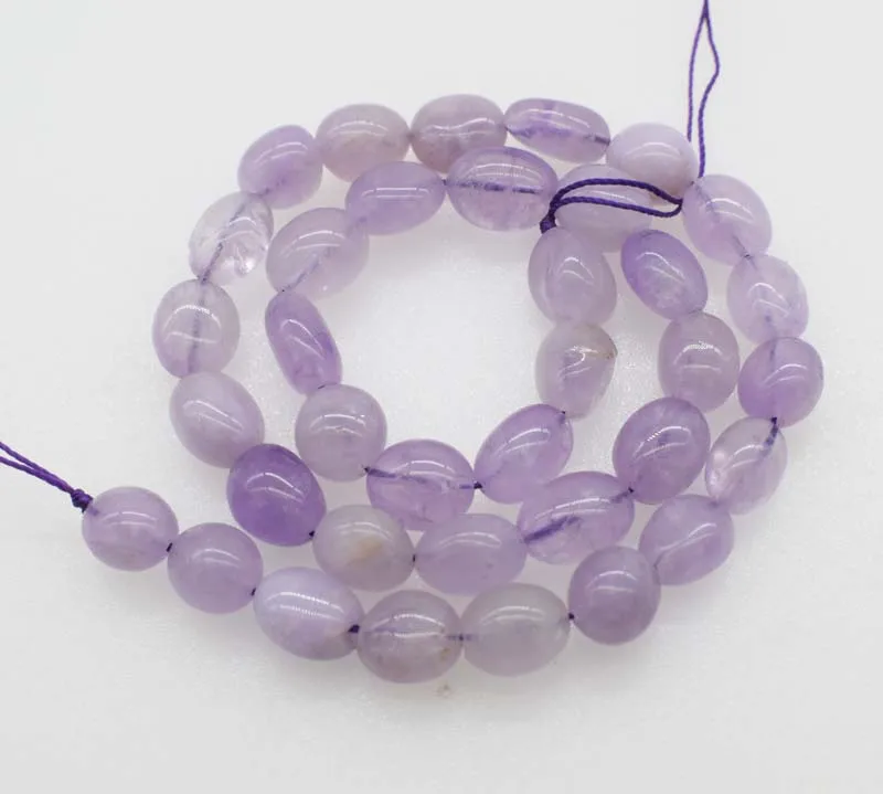 

loose beads light amethyst baroque purple 8-12mm 14" for DIY jewelry making FPPJ wholesale beads nature gem stone