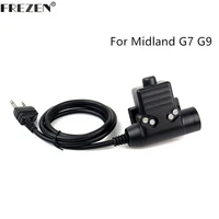 u94 ptt cable for z tactical bowman elite ii hd01 hd02 headset for midland 2 pin two way radio g6 g7 gxt550 gxt650 lxt80 75 510
