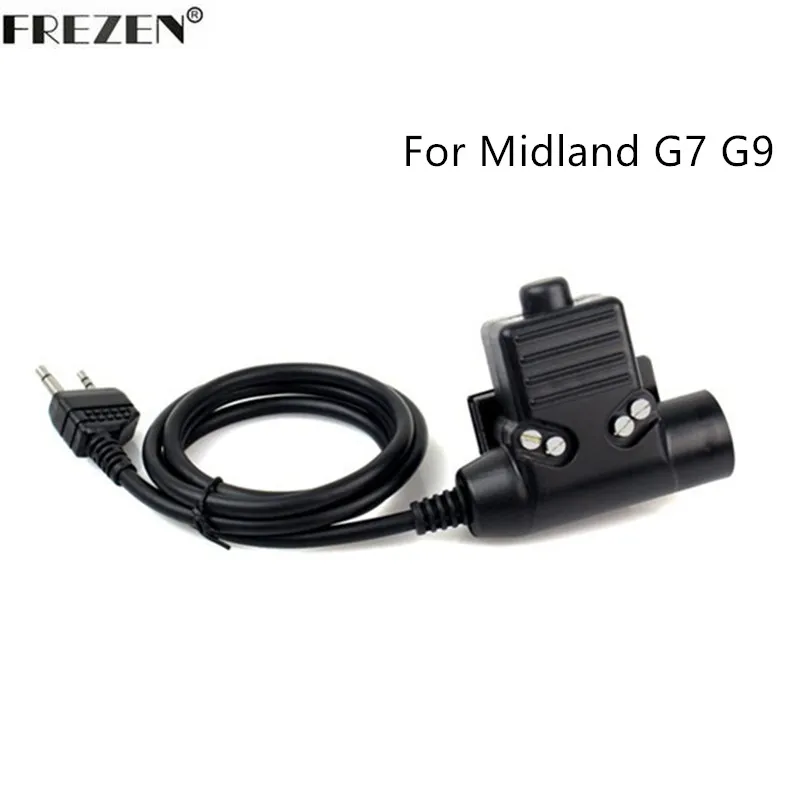 U94 PTT кабель для Z тактический Bowman Elite II HD01 HD02 гарнитура Midland 2 Pin двухстороннее радио