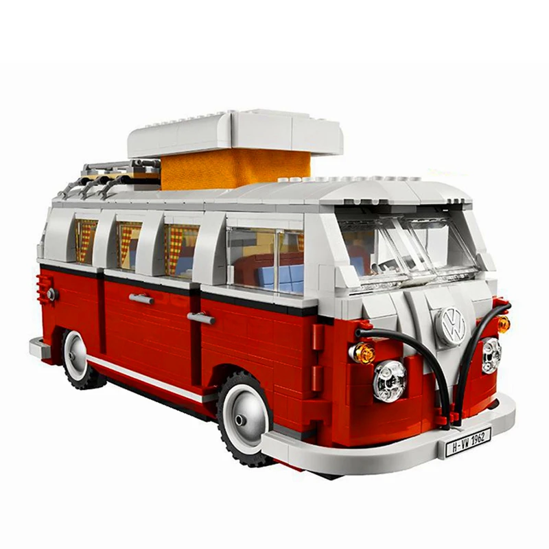Bela 10569 Technic Volkswagen T1 Camper Van строительные блоки наборы кирпича совместимые 10220 Technic игрушки для детей