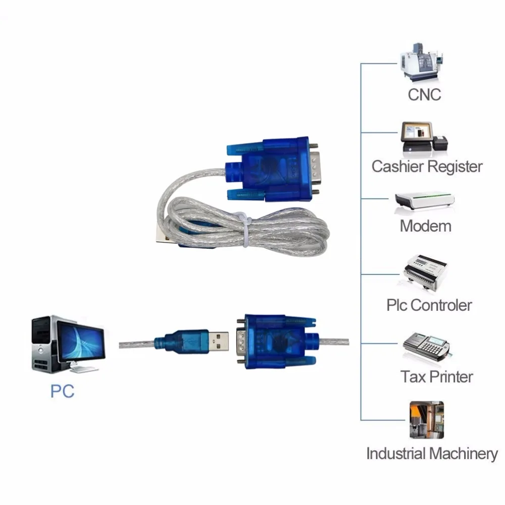 USB to RS232 Female Cable - USB to DB9 Female - USB to Serial Port Cable with 9 Holes - USB to COM image 5