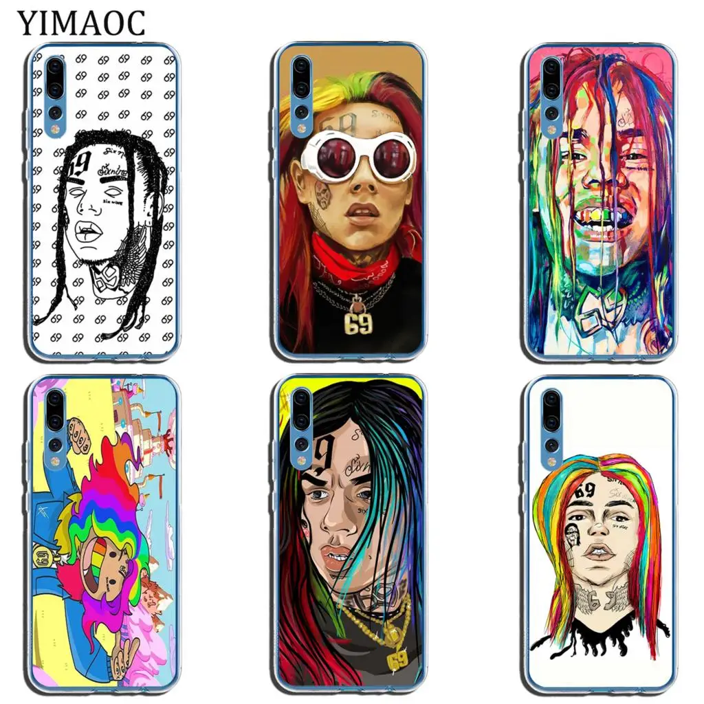YIMAOC хип хоп рэппер Tekashi 69 6ix9ine тонкий мягкий чехол для Huawei P30 P20 Pro P10 P9 P8 Lite 2016 2017 P smart