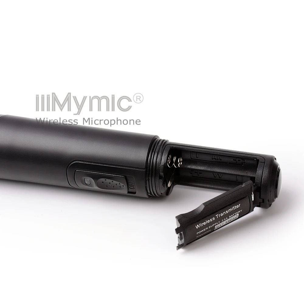 IU-302 UHF двухканальный 2 ручной микрофон передатчик профессиональный караоке UHF беспроводной микрофон система с экраном дисплея