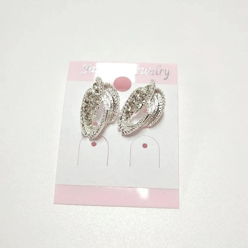 Модные дизайнерские серьги для женщин, ангельские крылья, серьги-гвоздики, простые металлические украшения для ушей Модные дизайнерские серьги для женщин, ангельские крылья, серьги-гвоздики, простые металлические украшения для ушей