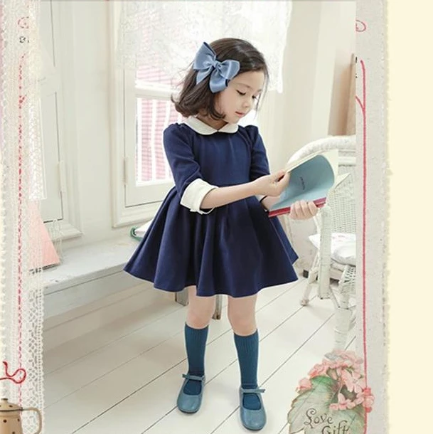 Детская одежда новинка 2018 весенне-летние хлопковые платья для девочек детская