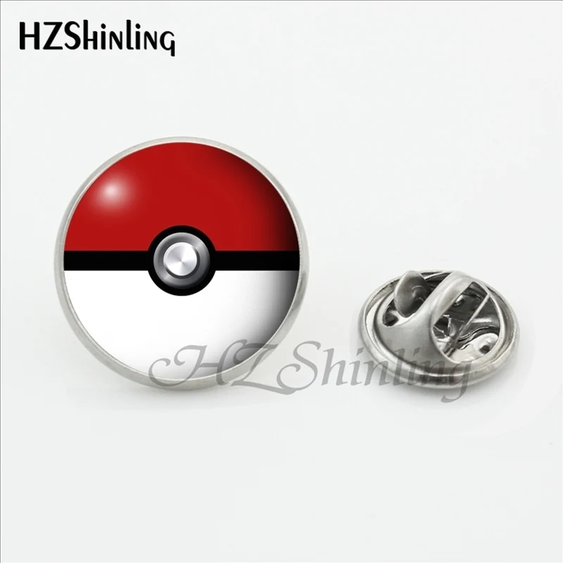Дизайн Pokeball Броши Булавки с бабочками высокое качество трендовые ювелирные изделия Pokeball Металл Нержавеющая сталь нагрудные булавки - Окраска металла: 7