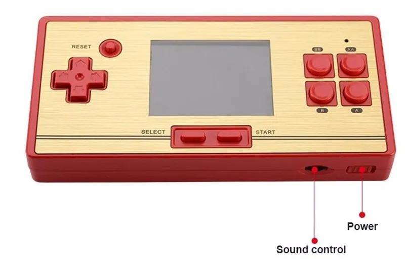 Игровой консоли 8 бит ретро мини карманные Ручные игры встроенный 600 классические игры лучший подарок для ребенка ностальгические плеер