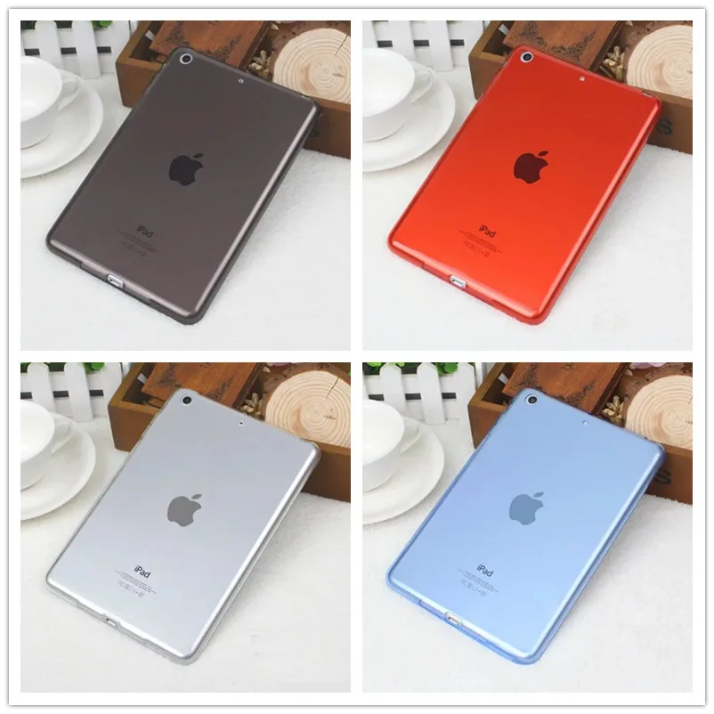QUWIND прозрачный кристально мягкий чехол из ТПУ для iPad 2 3 4 Pro 10 5|Чехлы планшетов и