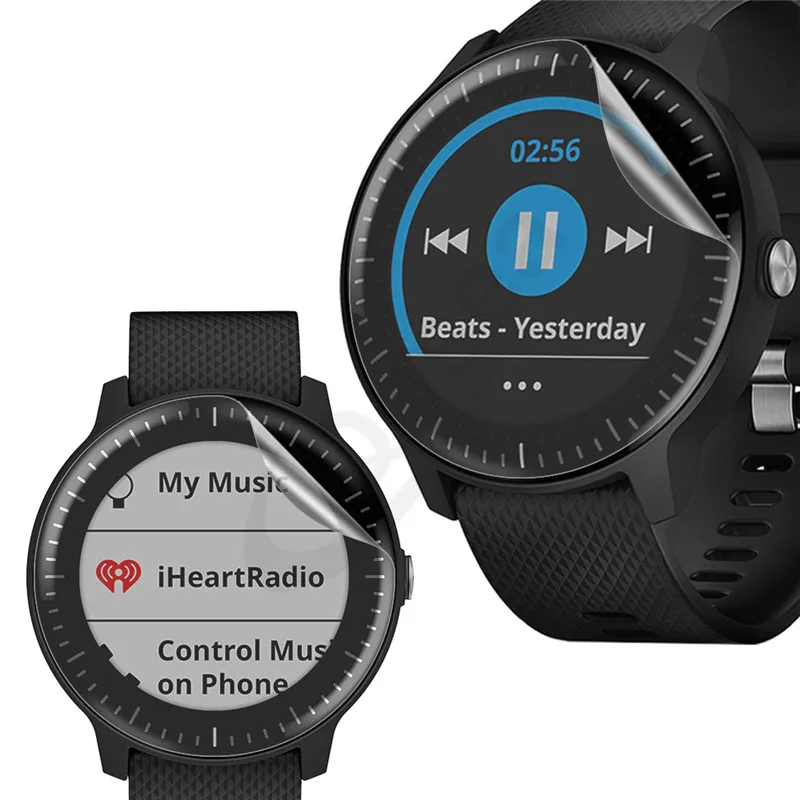 (3 упаковки) для Garmin Vivoactive 3 протектор экрана музыкальных часов 3X Clear LCD Защитная