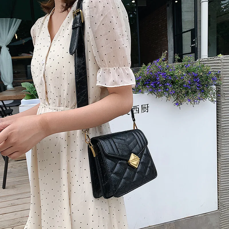 Female Crossbody Bags For Women 2019 Quality PU Leather Luxury Handbags Designer Sac Main Ladies Lattice Shoulder Messenger Bag | Багаж и