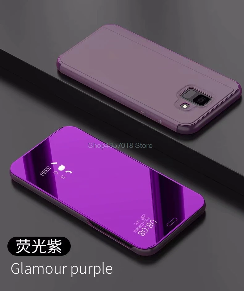 3D Clear View зеркальный чехол с откидывающейся крышкой для SAMSUNG A6 32 GB/64 GB смарт-крышка для SAMSUNG Galaxy A6 SM-A600FN/DS A600G/DS