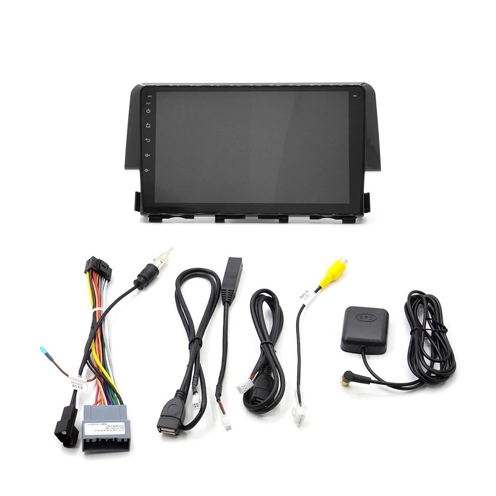 STAPON 9 дюймов для honda civic 2016 17 Android 8 1 2GBRAM Восьмиядерный автомобильный DVD MP5