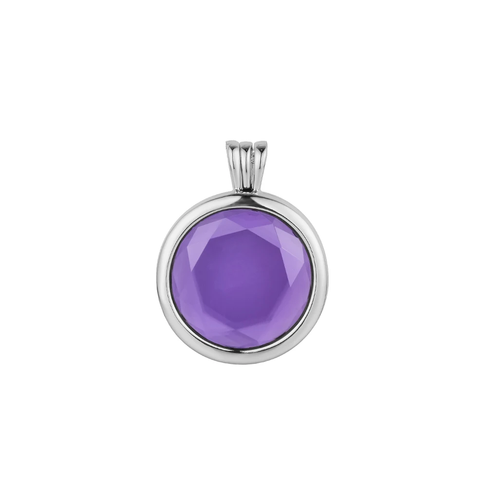Genuine 925 Sterling Silver Chain Necklace Faceted Locket Pendants Necklaces for Women DIY Fits Petite Charms Jewelry pulseras | Украшения