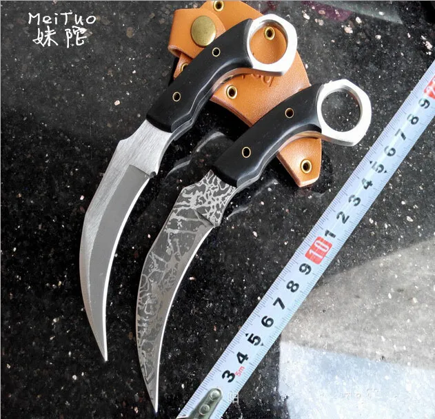 LLxxmm Outdoor Karambit Knife Hunting Camping Tool Survival Tactical Neck Stainless Steel Claw Pocket knife EDC | Инструменты