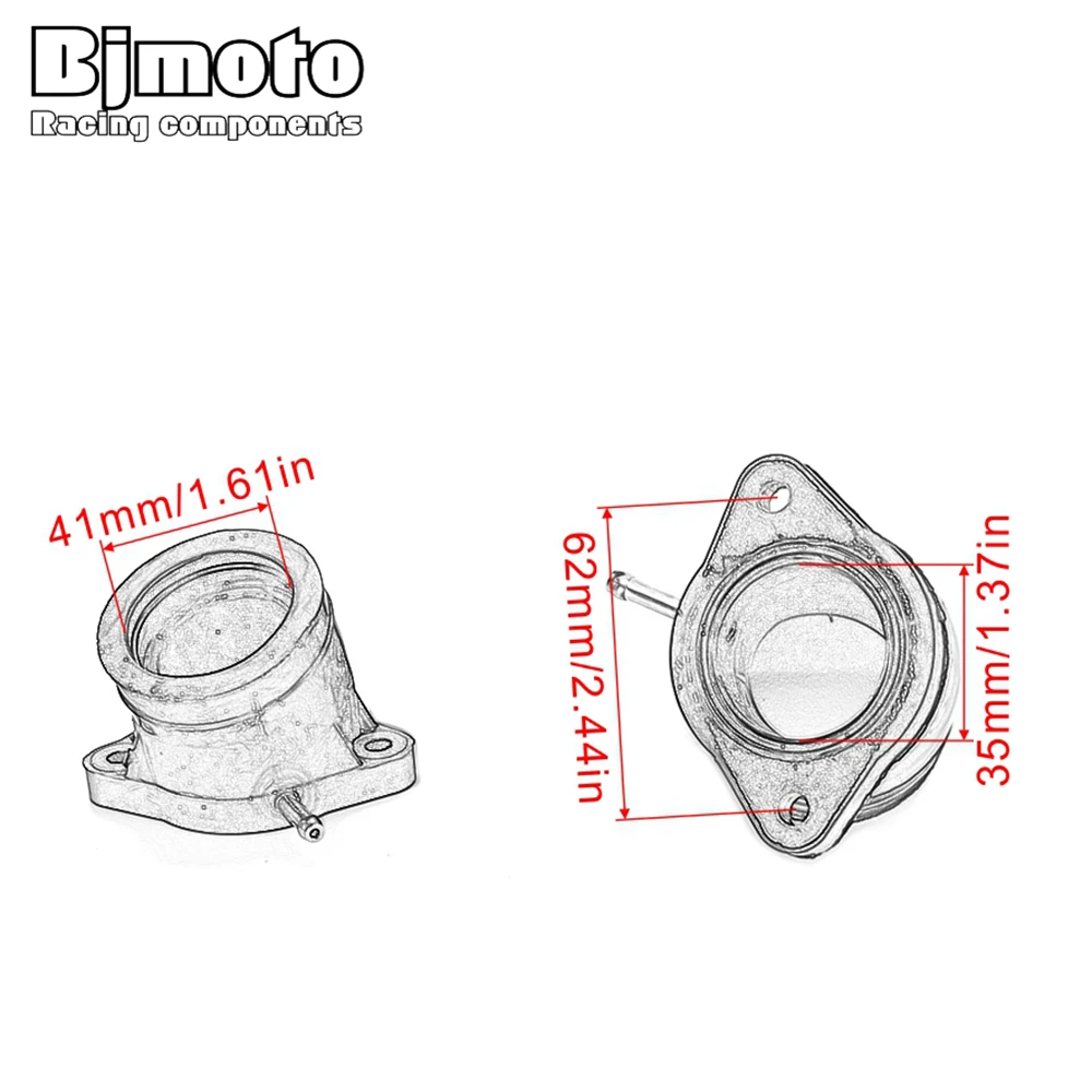 

BJMOTO Motorcycle Carburetor Interface Adapter Intake Manifold For Yamaha XS1100E XS1100F XS1100G XS1100LG XS1100SG XS1100LH