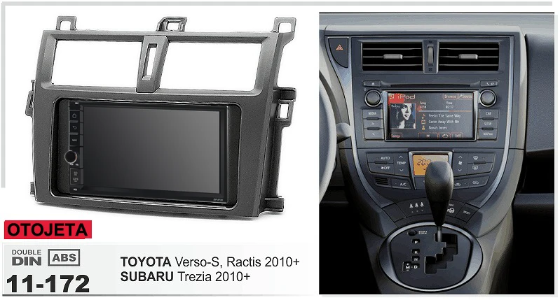 Автомагнитола с рамкой Android 9,1 Авторадио gps плеер для TOYOTA Verso-S Ractis SUBARU Trezia 10+ мультимедийный рекордер стерео