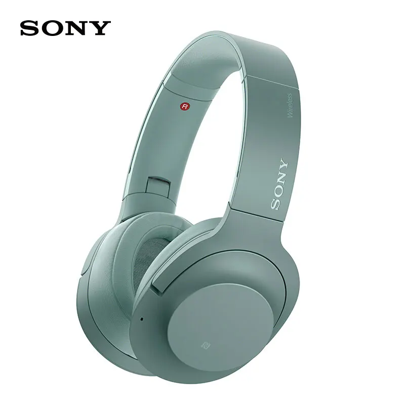 Оригинальная bluetooth-гарнитура sony, наушники, беспроводные наушники, WH-H900N, громкость с микрофоном, управление для samsung Note Hua Wei - Цвет: Green
