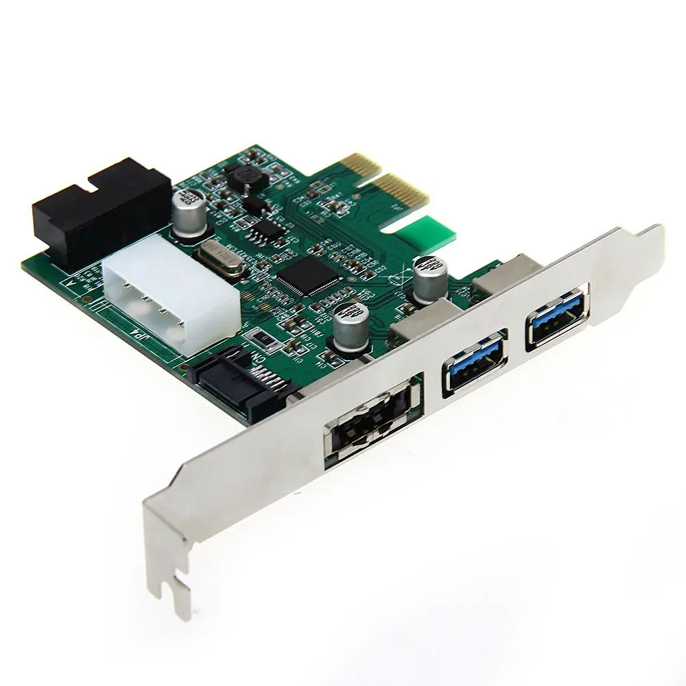Карта контроллера на 3 порта USB 0 20 Pin Power ESATA PCI Express|esata pci|usb 3.0 controller cardpci express card |