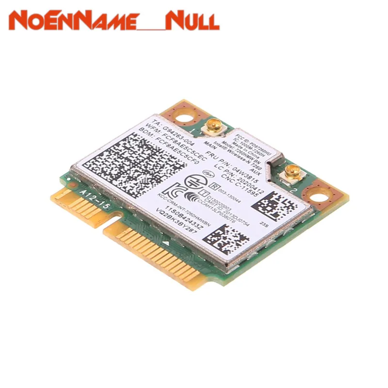 Беспроводная сетевая карта Wi-Fi адаптер N-карта Fru 04W3815 Intel 7260HMW-BN 20200412 для Lenovo Thinkpad |