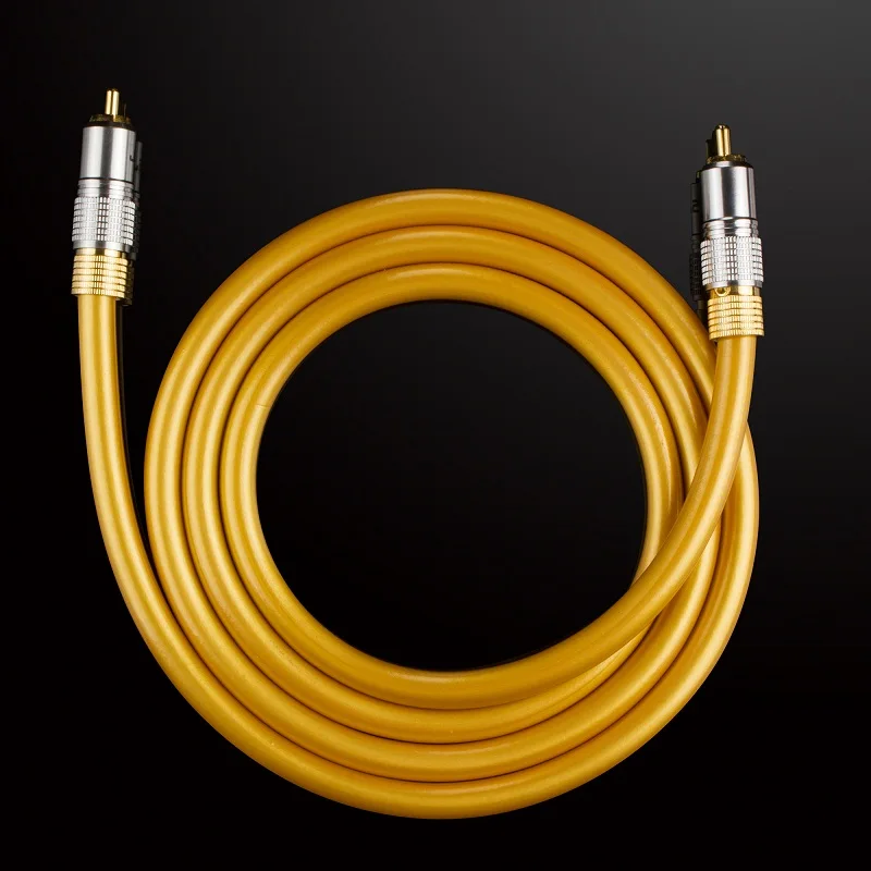 JSJ 5 метров роскошный HIFI сабвуфер RCA штекер коаксиальный цифровой аудио видео