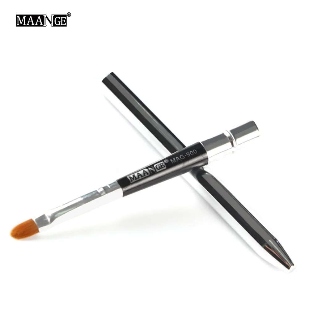 Горячая Мода Профессиональный переносной выдвижной макияж румяна кисть для губ