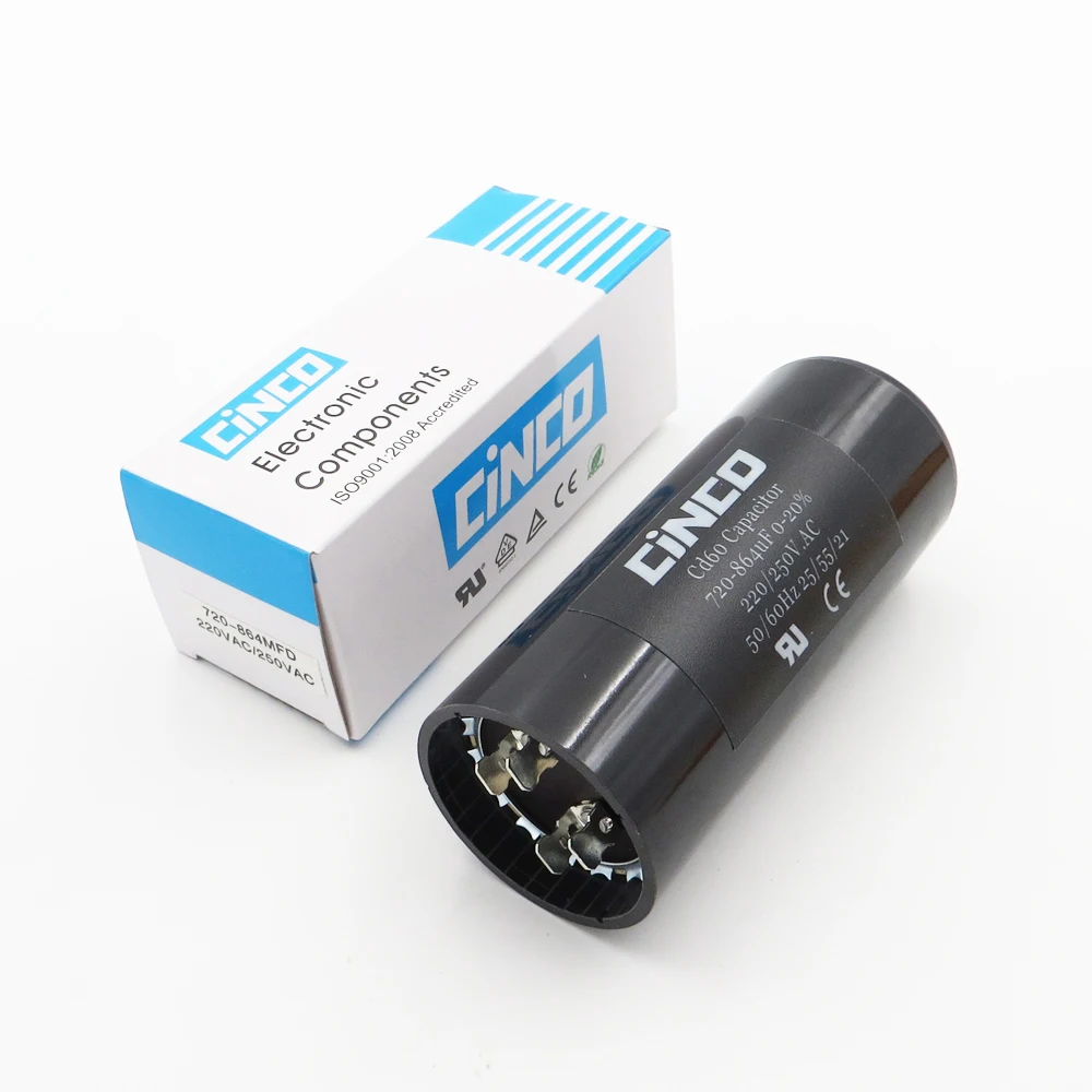 720 864 мкФ 220V 250V 275V CD60 моторный запускаемый конденсаторов на колесах Электрический