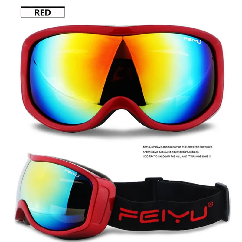 Professional Ski Goggles UV400 Anti-Fog Winter Windproof Snowboard Outdoor Riding Skiing Men Women Snow |