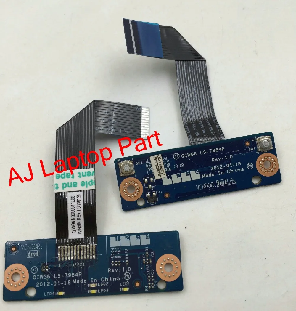 

original for lenovo G585 G580 Series Switch Power button Board LS-7984P