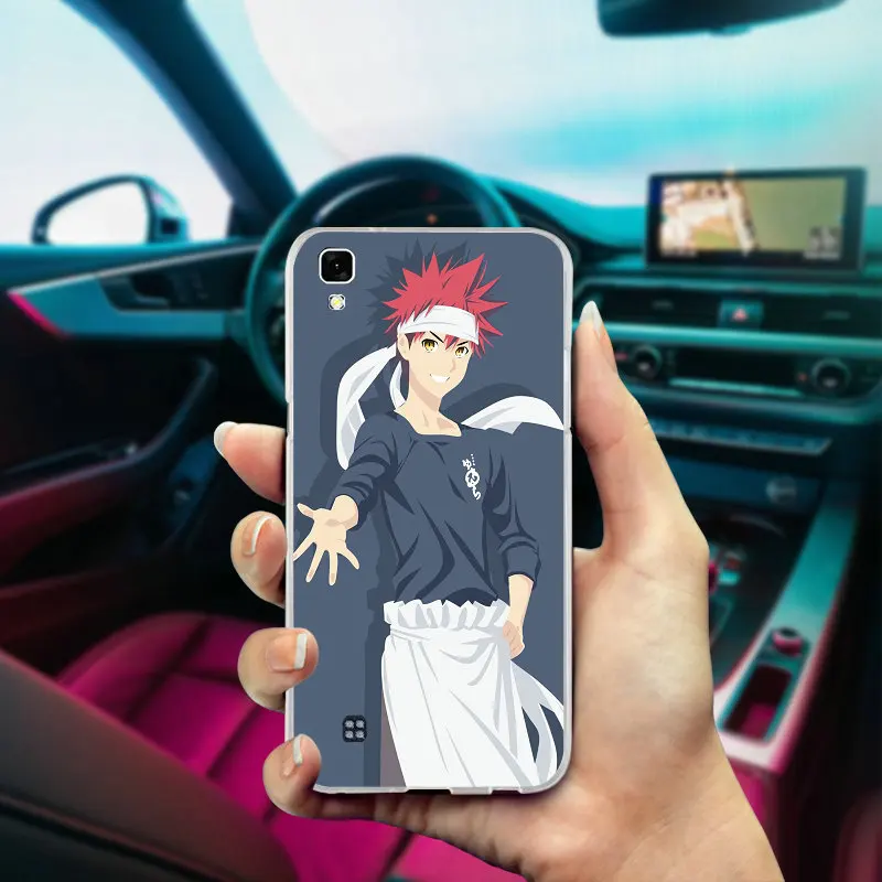 Soft TPU Phone Case for LG Spirit V10 V20 V30 G2 G3 Mini G4 G5 G6 K4 K7 K8 K10 HTC One Bag Cool Anime Shokugeki No Soma | Мобильные