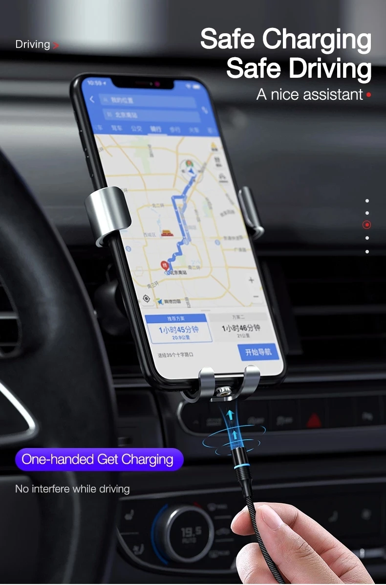 CAFELE Магнитный Micro USB кабель для iPhone светодиодный QC3.0 Тип C плетеный кабель зарядное устройство для samsung Xiaomi huawei 1 м 3 А Быстрая зарядка