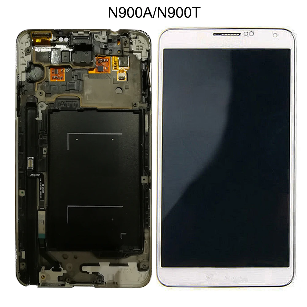 SzHAIyu протестированный ЖК дисплей с рамкой для Samsung Galaxy Note 3 N900 N9000q N900a N9005 N900A N900T и