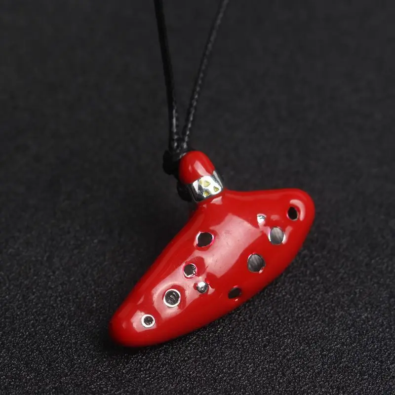 The Legend of Zelda Cosplay Ocarina Classical Mini Ocarina Music Instrument Bright Glaze Pottery Woodwind Instrument Gift